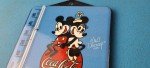 Vintage Coca-Cola Porcelain Thermometer with Mickey