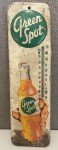 1940s Green Spot Orange Soda Thermometer Sign