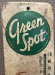 1940s Green Spot Orange Soda Thermometer Sign