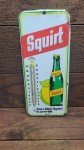 1977 Squirt Soda Tin Wall Thermometer