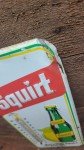 1977 Squirt Soda Tin Wall Thermometer
