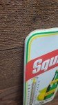 1977 Squirt Soda Tin Wall Thermometer
