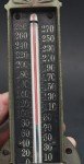Antique Johnson Service Company Thermometer Cover