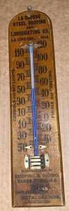 Antique La Crosse Wood Thermometer – Steel Roofing Co
