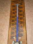 Antique La Crosse Wood Thermometer – Steel Roofing Co