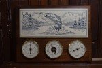 Vintage 1970s Trout Thermometer Weather Station