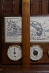 Vintage 1970s Trout Thermometer Weather Station