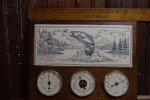 Vintage 1970s Trout Thermometer Weather Station