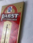 Pabst Blue Ribbon Vintage Metal Thermometer Sign