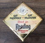 1960s Beer Thermometer Sign - Vintage Metal Decor