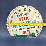 Neuweiler Beer Clock Thermometer Vintage Design