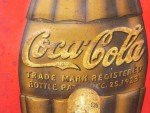 1923 Coca Cola Metal Embossed Thermometer