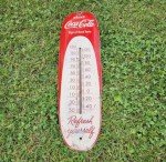 Vintage Coca Cola Cigar Advertising Thermometer