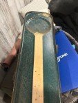 50's Pepsi Cola Embossed Tin Thermometer - 27”