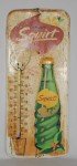 Vintage Squirt Soda Advertising Thermometer Sign 13.5