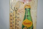 Vintage Squirt Soda Advertising Thermometer Sign 13.5