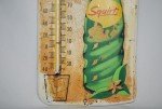 Vintage Squirt Soda Advertising Thermometer Sign 13.5