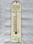 Wallace Creamery Antique Advertising Thermometer