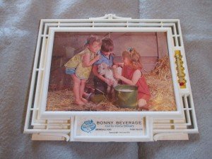 Falstaff Beer Vintage Thermometer with Calendar