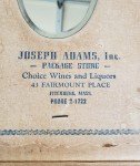 Vintage Advertising Thermometer - Seson Greetings, Fitchburg
