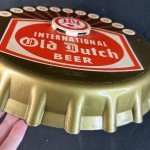 Old Dutch Beer Vintage Thermometer Sign - 11”