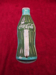 Coca-Cola Donasco Metal Wall Thermometer - 16.5”