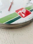 Vintage 7 Up Soda Round Wall Thermometer