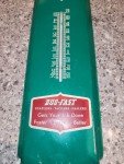 1930s DUO-FAST Metal Advertising Thermometer 18