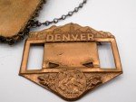 Antique Globe Mercantile Denver Advertising Thermometer