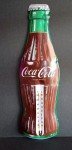 Vintage Coca-Cola Bottle 16.5" Tin Thermometer