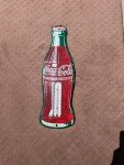Coca-Cola Vintage 1956 Advertising Thermometer Sign