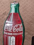 Coca-Cola Vintage 1956 Advertising Thermometer Sign