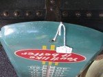 Vintage Double Cola Metal Wall Thermometer