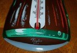 Vintage Coca-Cola Bottle Gas Station Thermometer Sign