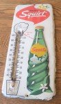 Vintage Squirt Soda Advertising Thermometer Sign