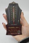 McDonnell Bros. Antique Thermometer - Blue Flame Design