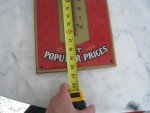 Pabst Blue Ribbon Vintage Metal Beer Thermometer Sign