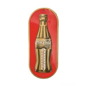 1938 Coca Cola Vintage Advertising Thermometer