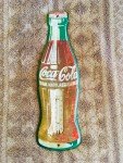 Vintage Coca-Cola Bottle Thermometer for Wall Display