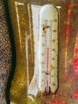 Vintage Coca-Cola Bottle Thermometer for Wall Display