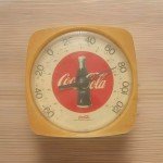 Coca Cola Vintage 12" Square Wall Thermometer