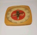 Coca Cola Vintage 12" Square Wall Thermometer