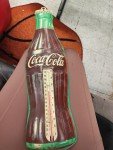 Coca-Cola Bottle Thermometer – 29" Tin Sign