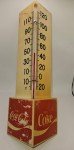 Coca-Cola Triangle Thermometer Wall Mount Decor