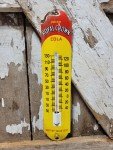 Royal Crown Porcelain Sign Thermometer - Soda Theme