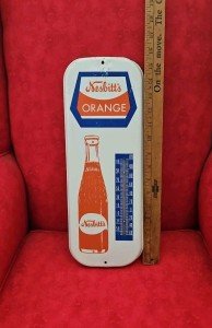 Nesbitt's Orange Soda Advertising Thermometer