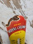 Royal Crown Porcelain Sign Thermometer - Soda Theme