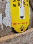Royal Crown Porcelain Sign Thermometer - Soda Theme