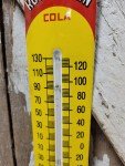 Royal Crown Porcelain Sign Thermometer - Soda Theme