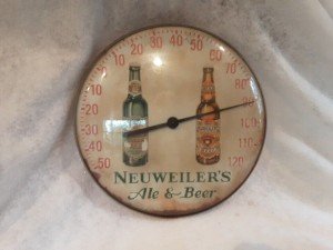 Neuweiler's Ale Vintage Advertising Thermometer